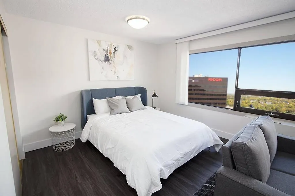 Modern Downtown Studio With A Great View Lägenhet Winnipeg Kanada